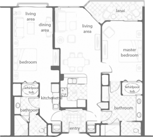 floorplan-Villas-Two-Bedroom-Lockoff-Villa-300x269